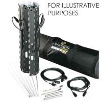 Rololight Shortcut Series 2 Pro Kit  with 15 Kinoflo 6 Watt Tungsten 5600K Tubes