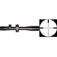 Schmidt Bender 4 16 x 42mm Police Marksman II LP Series Riflescope Matte Black Finish with Illuminated P3 Mil Dot Reticle Adjustable Parallax 34mm Tube
