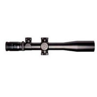 Schmidt Bender 4 16x50mm LP Police Marksman II Series Riflescope Matte Black Finish with Illuminated P3 Mil Dot Reticle Adjustable Parallax 34mm Tube
