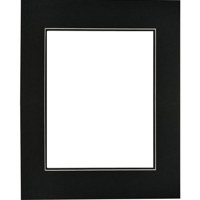 Savage ProMatte, Double 16" x 20" Photo Mat with 11" x 14" Opening, Bevel Cut, Acid Free, Dual Colors: Ivory / Merlot