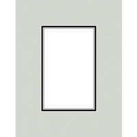 Savage ProMatte, Double 16" x 20" Photo Mat with 11" x 14" Opening, Bevel Cut, Acid Free, Dual Colors: Matte Black / Matte Black