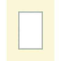Savage ProMatte, Single 16" x 20" Photo Mat with 11" x 14" Opening, Bevel Cut, Acid Free, Single Color: Polar White