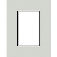 Savage ProMatte, Double 11" x 14" Photo Mat with 8" x 10" Opening, Bevel Cut, Acid Free, Dual Colors: Ivory / Merlot