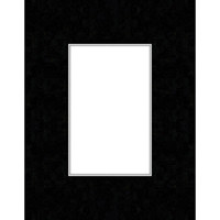 Savage ProMatte, Single 16" x 20" Photo Mat with 11" x 14" Opening, Bevel Cut, Acid Free, Single Color: Oxford Gray