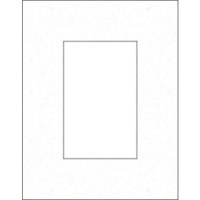 Savage ProMatte, Single 16" x 20" Photo Mat with 11" x 14" Opening, Bevel Cut, Acid Free, Single Color: Pebble Black