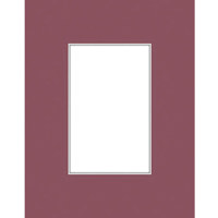 Savage ProMatte, Single 8" x 10" Photo Mat with 4" x 6" Opening, Bevel Cut, Acid Free, Single Color: Ivory