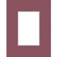 Savage ProMatte, Single 8" x 10" Photo Mat with 4" x 6" Opening, Bevel Cut, Acid Free, Single Color: Polar White