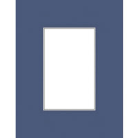 Savage ProMatte, Single 11" x 14" Photo Mat with 8" x 10" Opening, Bevel Cut, Acid Free, Matte Black with White Core