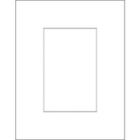 Savage ProMatte, Single 11" x 14" Photo Mat with 8" x 10" Opening, Bevel Cut, Acid Free, Single Color: Pebbled Black