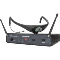 Samson AirLine 88x Fitness Headset Wireless System, Includes CR88x Receiver, AH8 Transmitter, D: 542-566MHz
Samson AirLine 88x Fitness Headset Wireless System, Includes CR88x Receiver, AH8 Transmitter, D: 542-566MHz