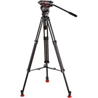 Sachtler 0772B System FSB 8 MD PowerSet with FSB 8 Fluid Head Aluminum Tripod Legs DA 75 Long Set Mid Level Spreader 75 Padded Bag DV 75 L and FSB PowerSet Complete for Panasonic Supports 20 lbs Maximum Height 62