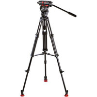 Sachtler 0773B System FSB8 2 MD PowerSet with FSB 8 Fluid Head Aluminum Tripod Legs ENG 75 2D Set Mid Level Spreader 75 Padded Bag DV 75 S and FSB PowerSet Complete for Canon Supports 20 lbs Maximum Height 63