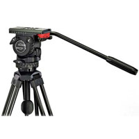 Sachtler 0443 FSB 6 T 2 MD Tripod System with Fluid Head Mid Level Spreader Supports 132 lbs