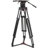 Sachtler System Video 25 EFP 2 CF Tripod System with Video 25 Plus Fluid Head EFP 2 CF Tripod Spreader SP 100150 Padded Bag EFP 2 Supports 77 lbs