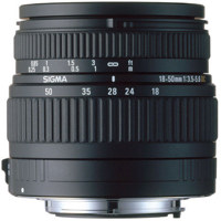 Sigma 18mm - 50mm f/3.5-5.6 DC Autofocus Zoom Lens for Olympus Four Thirds mount Digital SLR Cameras