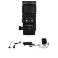 Sigma 70 200mm f28 EX DG OS HSM Auto Focus Lens Kit for Canon EOS with Tiffen 77mm Photo Essentials Filter Kit Lens Cap Leash Professional Lens Cleaning Kit