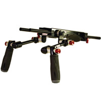 Chrosziel 411 50 SunShade Kit for JVC GY HM700 with Follow Focus Canon Lens