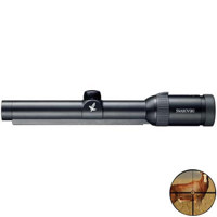 Swarovski Optik 1   6 x 24mm Z6 SR EE Series Rifle Scope with Extended Eye Relief  Matte Black Finish with  4 Reticle  30mm Tube with Swarovski Rail
