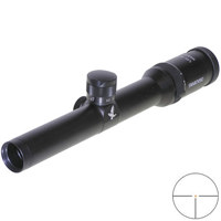 Swarovski Optik 125   4 x 24mm Habicht PH N Series Rifle Scope  Matte Black Finish with Illuminated 24N Reticle  30mm Tube