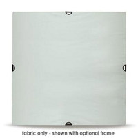 Scrim Jim Silver & White Large Fabric, 72" x 72".