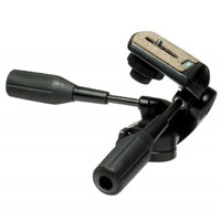 Slik SH-705E Medium-Duty 3-Way Pan Tripod Head with Quick Release, Capacity: 9.9 lbs.
