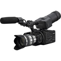 Sony NEX FS100UK Super 35mm Sensor Camcorder with 18 200mm Zoom Lens 35inch LCD 1920x1080p Quick Motion Memory Stick SDSDHCSDXC Recording