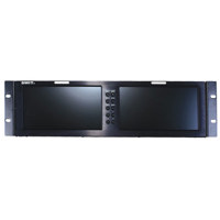 SWIT M 1070H 7 x 2 High Resolution 3U Rack Mounted LCD Monitors 16 94 3 Aspect Ratio Composite Video InOut HD SDI InOut YUV In