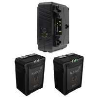 Core SWX 2x NANO 14.8V 98Wh 3-Stud G-Mount SMART Battery Pack, Bundle with Core SWX GPM-X2A Fast Charger
Core SWX 2x NANO 14.8V 98Wh 3-Stud G-Mount SMART Battery Pack, Bundle with Core SWX GPM-X2A Fast Charger