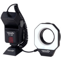 Phoenix RL-59C Automatic TTL Ringlight Flash for Canon EOS, with 49mm, 52mm & 58mm Adapter Rings, Guide Number of 59 at ISO 100 feet
