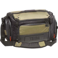 Tenba Shootout Large Shoulder Photo & Notebook Equipment Bag, Fits Most 15" Laptops, Black / Olive