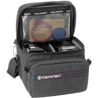 Tamrac 602 Expo 2, Small Shoulder Bag with Adjustable Dividers, for Compact 35mm or Digital SLR Cameras, Black.