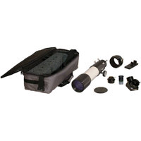 Tele Vue NEW 76 f63 APO Refractor Evergreen Tube Kit with 20mm Plossl 2 Everbrite Diagonal 125 Adapter New 101 Reduction Focuser Soft Carry Case