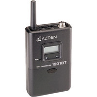 Azden 1201BT UHF Body Pack Transmitter with Digital Display for 1201URXAB 1201URXVM and 1201URXSi Receivers Lapel Mic not Included