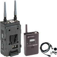 Azden 1200SiX Wireless UHF Plug In System with 1200URXSi On Camera Receiver and 1200XT Plug in Transmitter