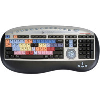 Bella Pro Series 3.0 Editing Key Board for Adobe Premiere Pro, with Built-in Jog / Shuttle Controller, USB Interface, Mac & Windows Hybrid.
