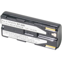 Adorama Lithium-Ion S-Series Camcorder Battery with Info, Replacement for the Canon BP-412, 7.4v 2000 mAh