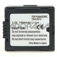 Adorama Lithium-Ion Camcorder Battery, Replacement for the Canon BP-608, 7.2v 1200 mAh