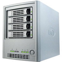 LaCie Ethernet Disk RAID  2 TB Hard Drive with Ethernet 10 100 1000 Interface  for Mac &amp Windows.