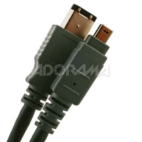 Laird Telemedia FireWire 400, IEEE 1394a Cable, 4 pin to 4 pin, 6 feet