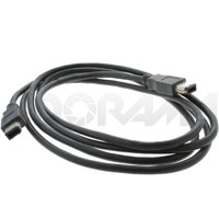 Laird Telemedia FireWire 400 IEEE-1394a Cable, 6 Pin to 4 Pin, 6 feet