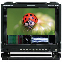 Marshall QV261A HDSDI 26 inch Desktop Quad Viewer LCD Monitor 1920 x 1200 Resolution 800 1 Contrast Ratio Audio Monitor Closed Captioning