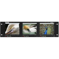 Marshall QV261A HDSDI 26 inch Desktop Quad Viewer LCD Monitor 1920 x 1200 Resolution 800 1 Contrast Ratio Audio Monitor Closed Captioning