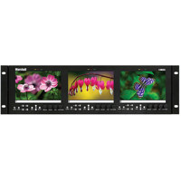 Marshall QV261A HDSDI 26 inch Desktop Quad Viewer LCD Monitor 1920 x 1200 Resolution 800 1 Contrast Ratio Audio Monitor Closed Captioning