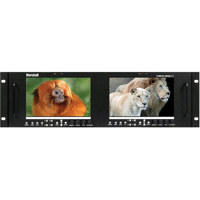 Marshall Dual 7 12 TFT MegapixelT Monitor Set with Integrated 6 x 2 Router Sequencer 180 Tiltable