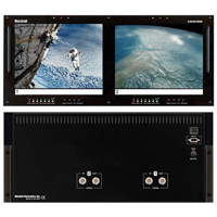 Marshall Triple 58 Wide Screen Rack Mounted Active Matrix LCD Panel with 3 Composite Video 3 SDI Inputs 3 Built in 10 bit DA Converters