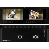 Marshall V R1042DP TE 104 Dual High Definition 1024 x 768 24 MP Monitor Rack Set with HDSDI Inputs