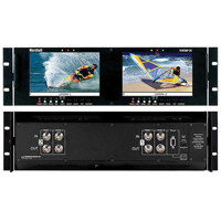 Marshall Dual 7 Screen 12 TFT MegaPixel Analog Composite PALNTSC Rack Monitor Set 180 Tiltable