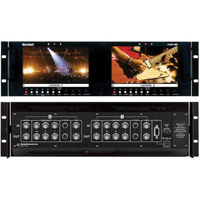 Marshall Dual 7 Wide Screen 12 Megapixel Muliformat HDSD Rack Mount Monitor Set 180 Tiltable