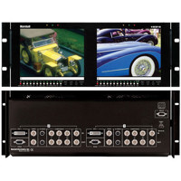 Marshall Dual 84 High Resolution TFT MegaPixel SDI Multiformat Rack Monitor Set 180 Tiltable
