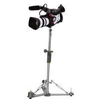Miller Pneumatic Pedestal 30 with Arrow 25 Fluid Head and Dual Telescopic Pan Handles